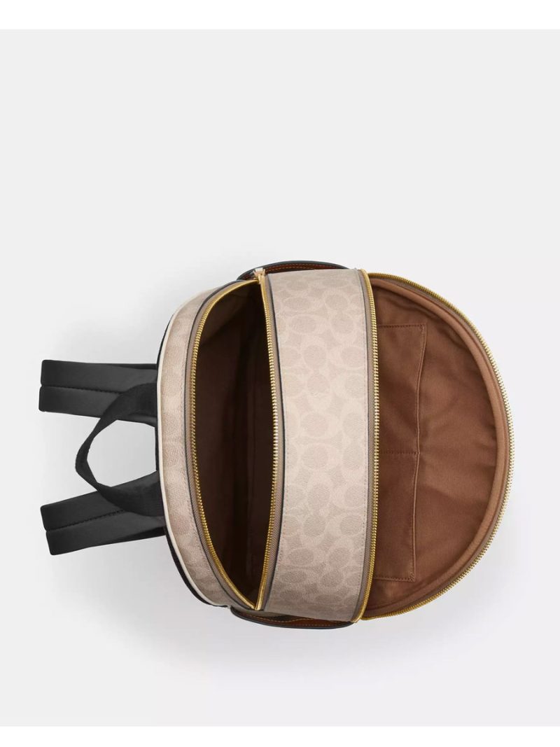 COACH Large Court Backpack In Signature Canvas - Image 3