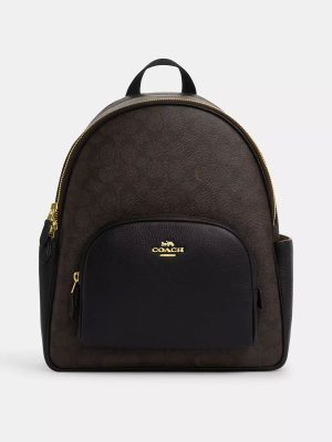 COACH Court Backpack In Signature Canvas