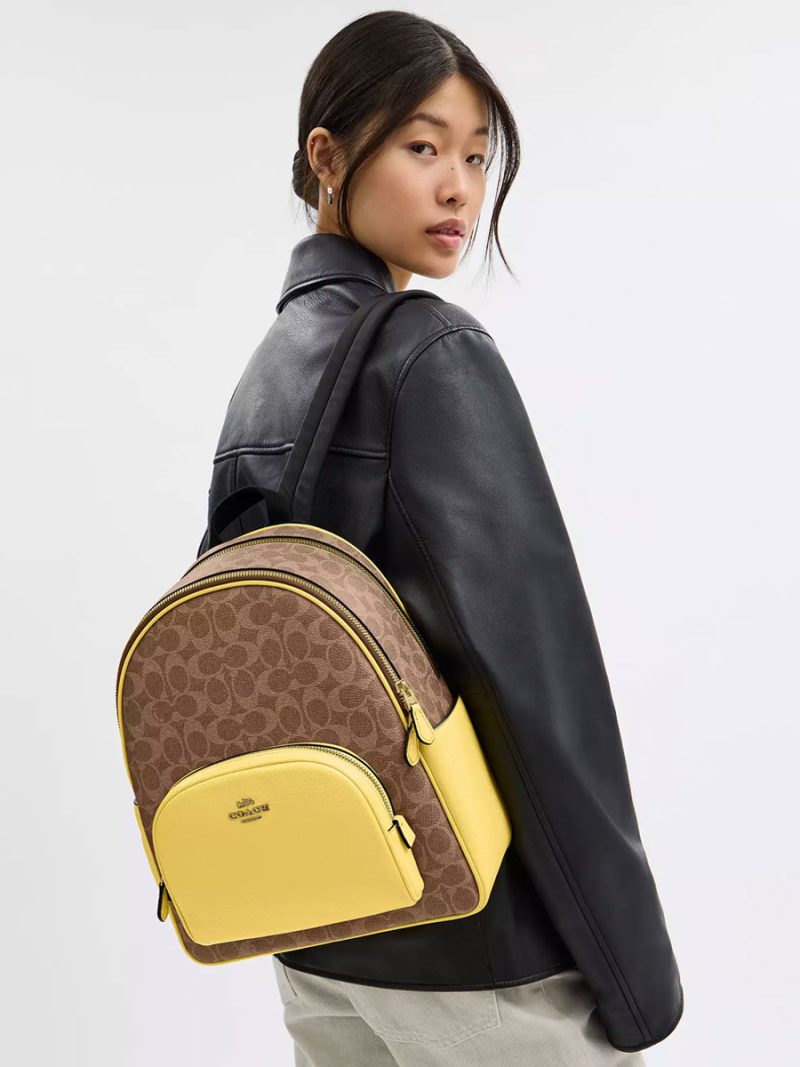 COACH Court Backpack In Signature Canvas - Image 5