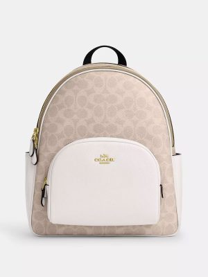 COACH Court Backpack In Signature Canvas