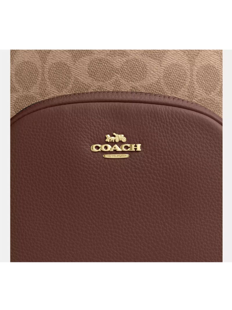 COACH Court Backpack In Signature Canvas - Image 5
