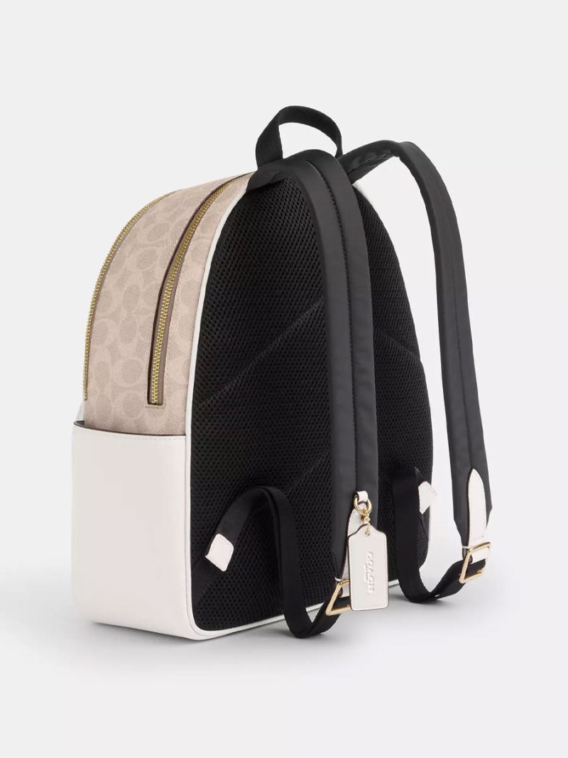 COACH Court Backpack In Signature Canvas - Image 3