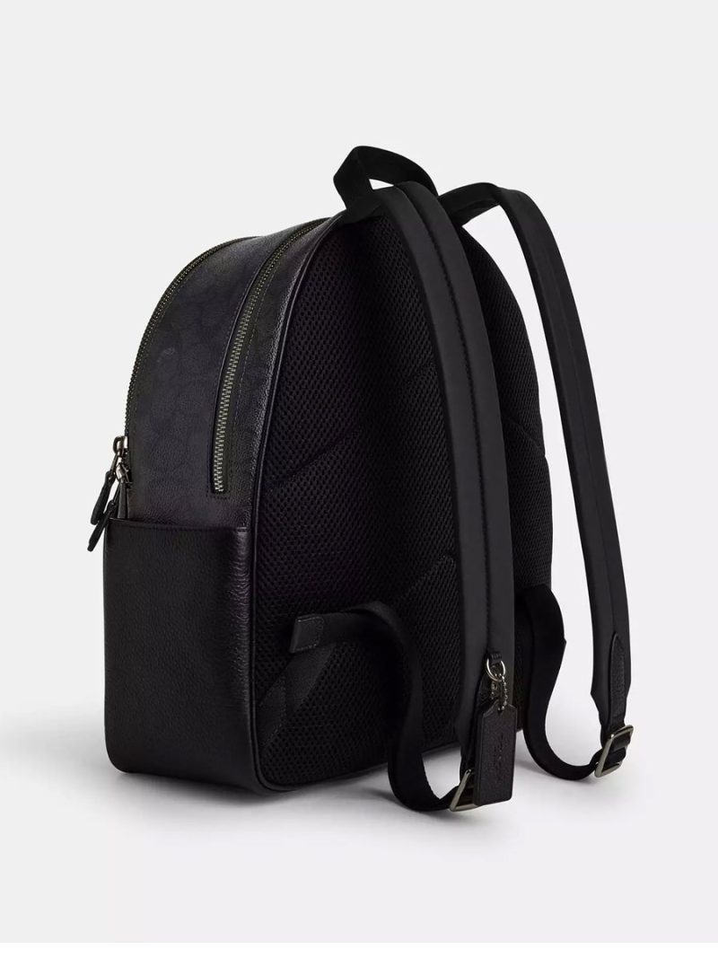 COACH Court Backpack In Signature Canvas - Image 3