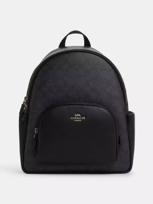 COACH Court Backpack In Signature Canvas