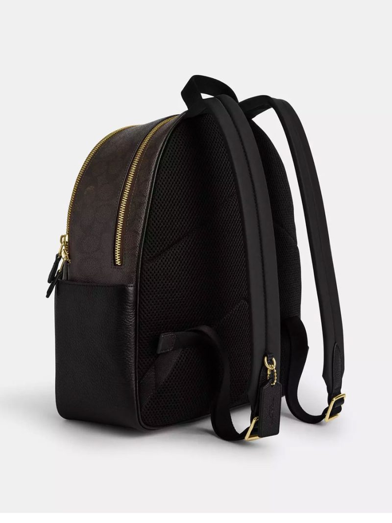 COACH Court Backpack In Signature Canvas - Image 4
