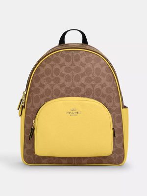 COACH Court Backpack In Signature Canvas