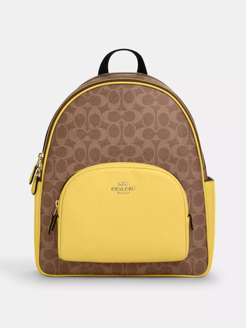 COACH Court Backpack In Signature Canvas