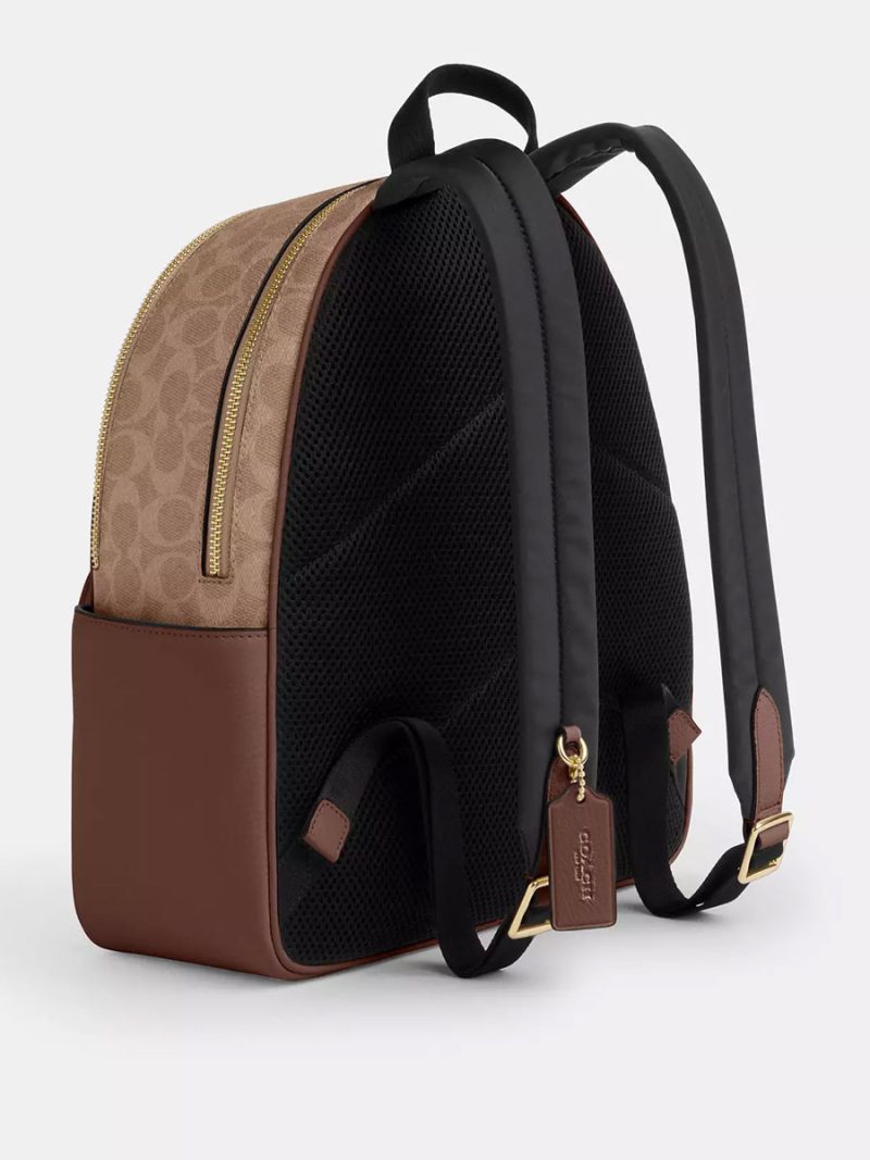 COACH Court Backpack In Signature Canvas - Image 2