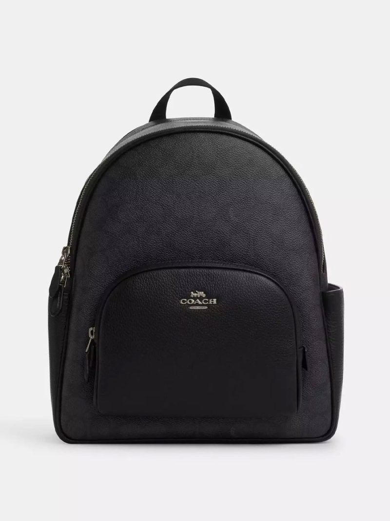 COACH Court Backpack In Signature Canvas