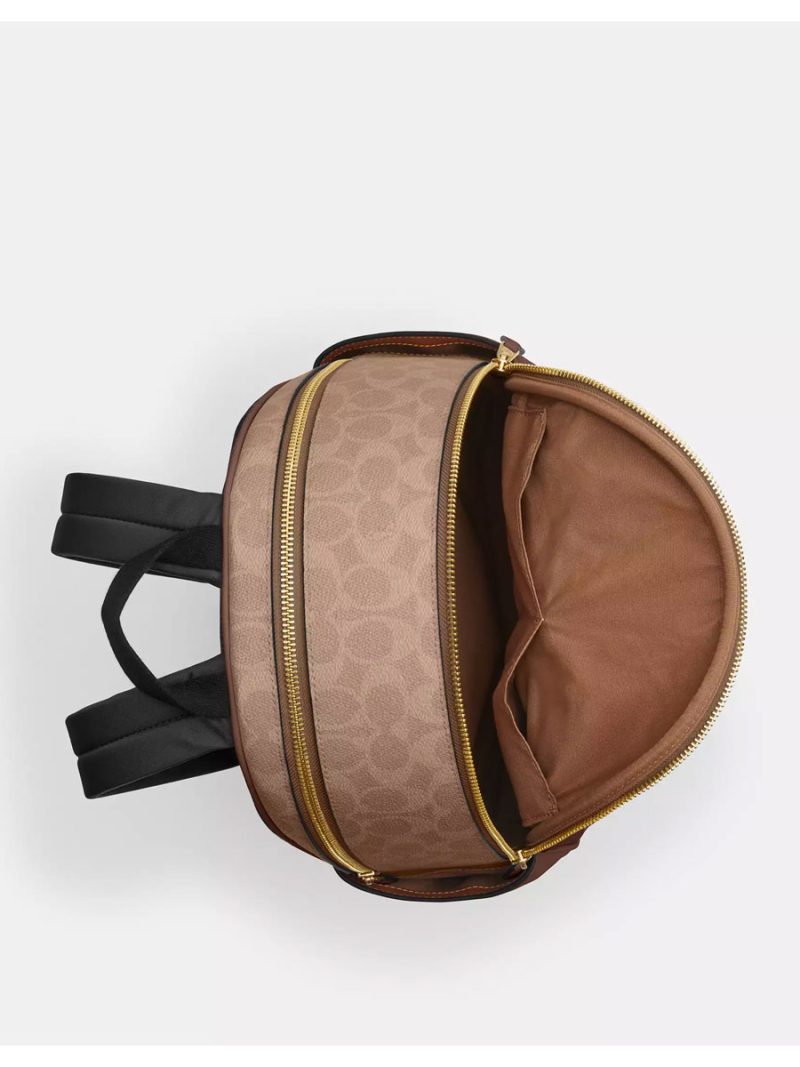 COACH Court Backpack In Signature Canvas - Image 3