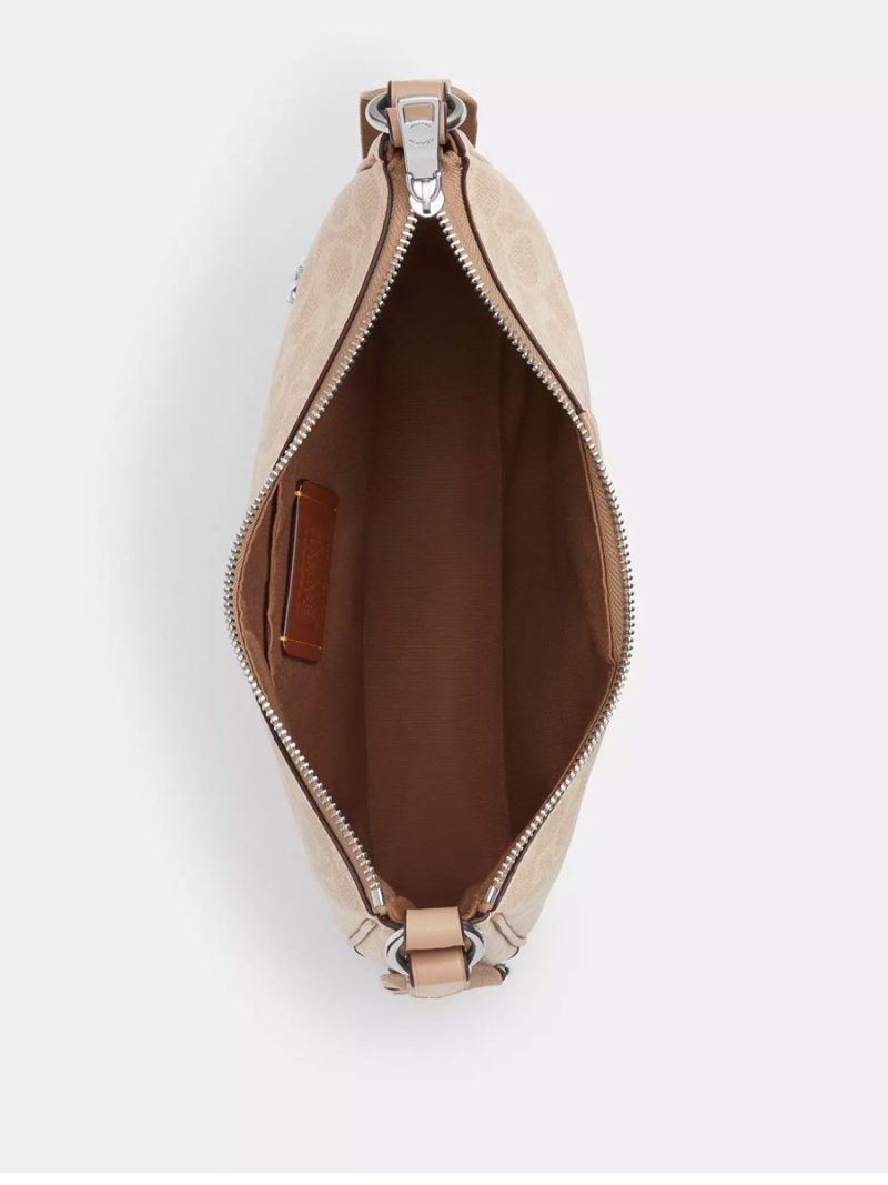 COACH Ellie File Bag In Signature Canvas With Stripe - Image 2