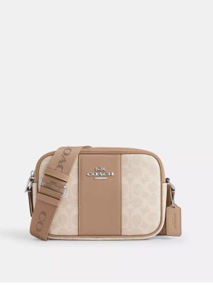 COACH Jamie Camera Bag In Signature Canvas With Stripe