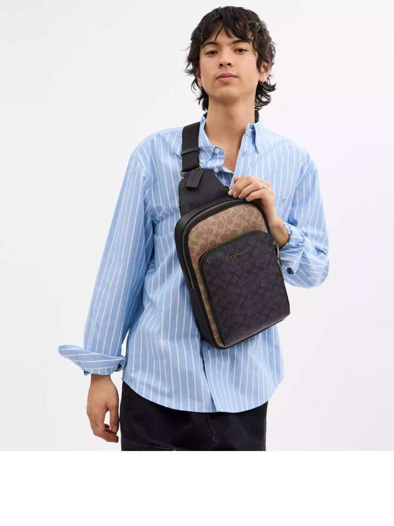 COACH Ethan Pack In Blocked Signature Canvas - Image 5