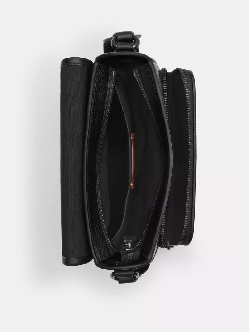 COACH Sullivan Flap Crossbody Bag In Signature Canvas - Image 2