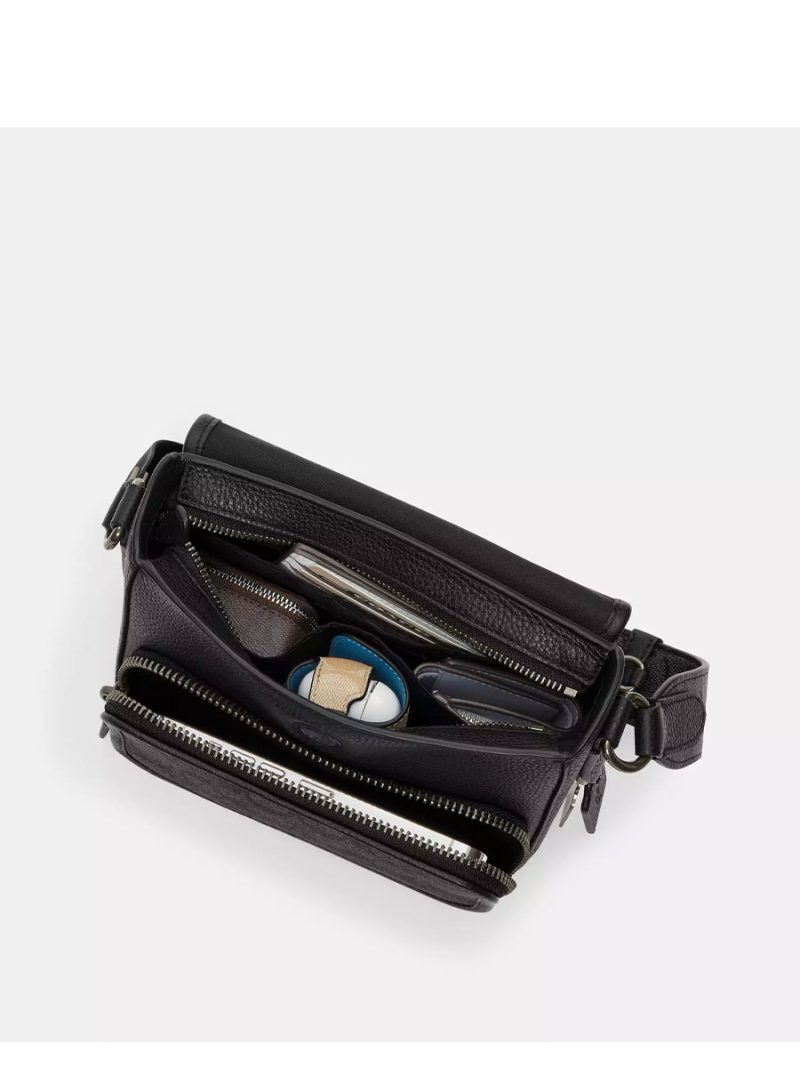 COACH Sullivan Flap Crossbody Bag In Signature Canvas - Image 3