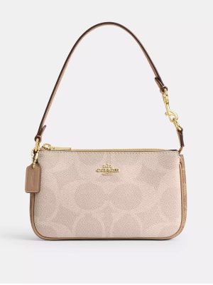 COACH Nolita 19 In Blocked Signature Canvas