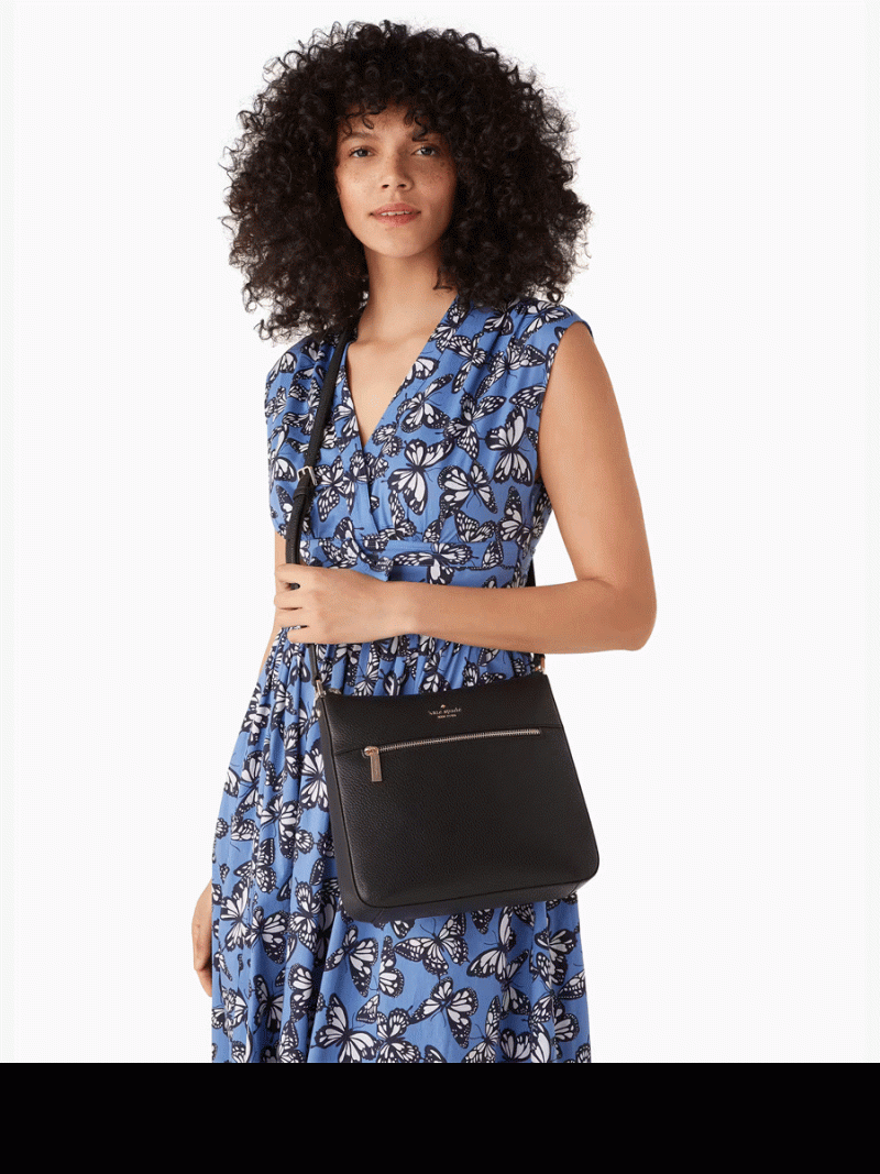 KATE SPADE Leila Pebbled Leather Swingpack Crossbody - Image 4