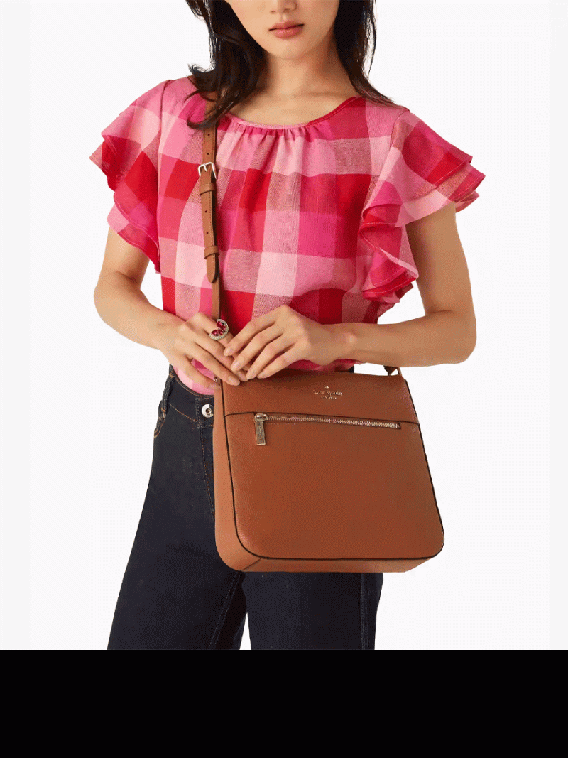 KATE SPADE Leila Pebbled Leather Swingpack Crossbody - Image 4
