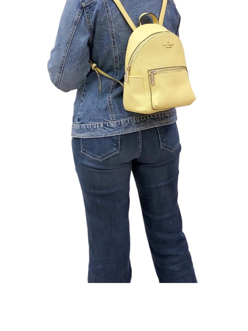 KATE SPADE Leila Pebbled Leather Mini Dome Backpack (AS IS) - Image 9