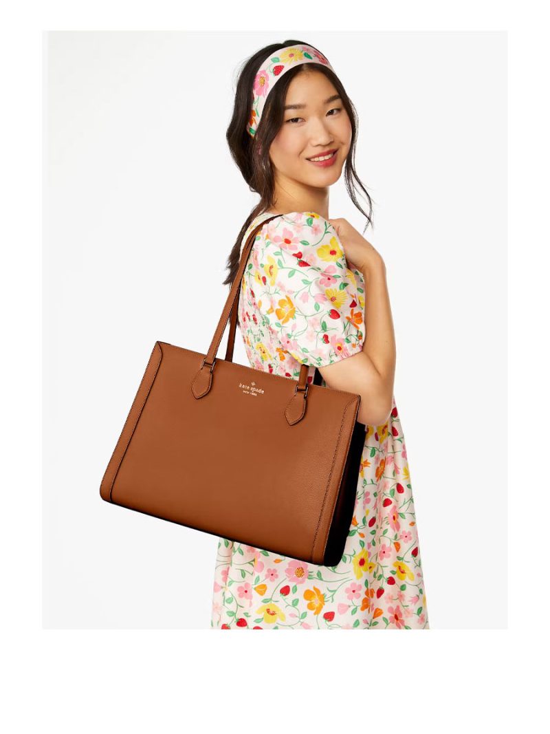 KATE SPADE Madison Saffiano East West Leather Large Laptop Tote - Image 6