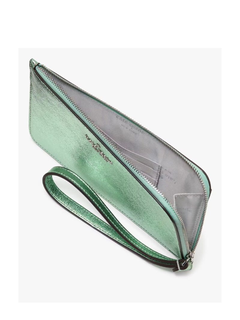 KATE SPADE Lucy Metallic Medium L-zip Wristlet - Image 2