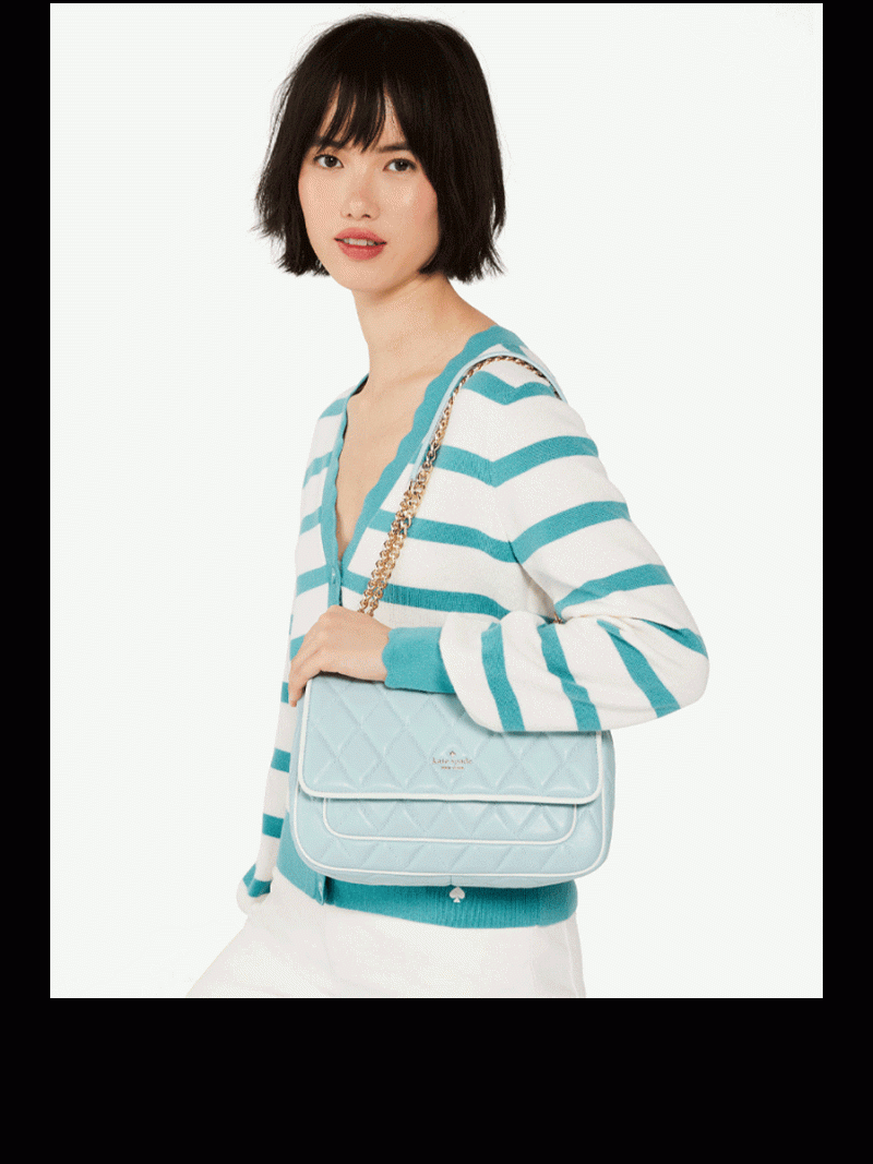 KATE SPADE Carey Colorblock Medium Flap Shoulder Bag - Image 5