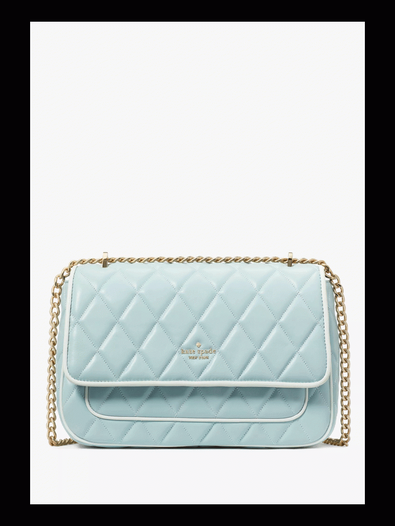 KATE SPADE Carey Colorblock Medium Flap Shoulder Bag