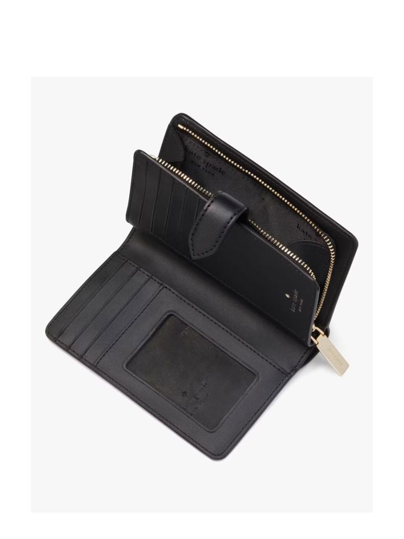 KATE SPADE Signature Spade Flower Medium Compact Bifold Wallet - Image 2