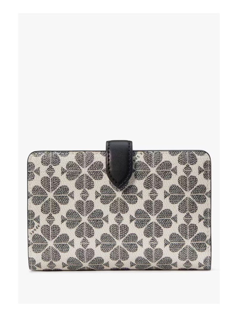 KATE SPADE Signature Spade Flower Medium Compact Bifold Wallet - Image 3