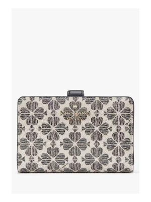 KATE SPADE Signature Spade Flower Medium Compact Bifold Wallet