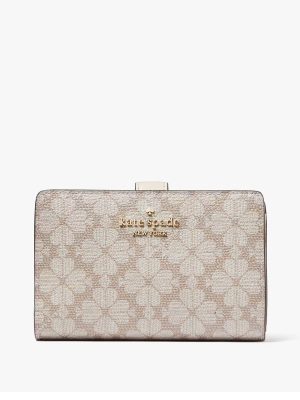 KATE SPADE Signature Spade Flower Medium Compact Bifold Wallet