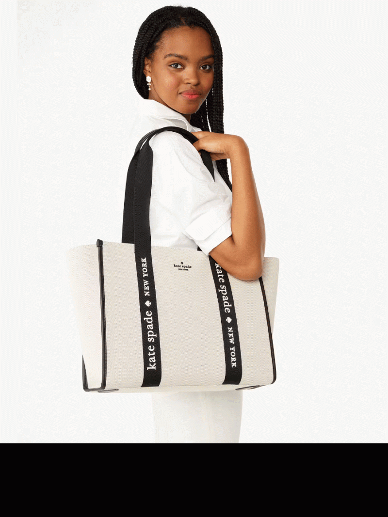 KATE SPADE Kip Canvas Large Tote - Image 6