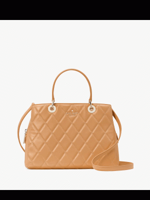 KATE SPADE Carey Quilted Sullivan Satchel