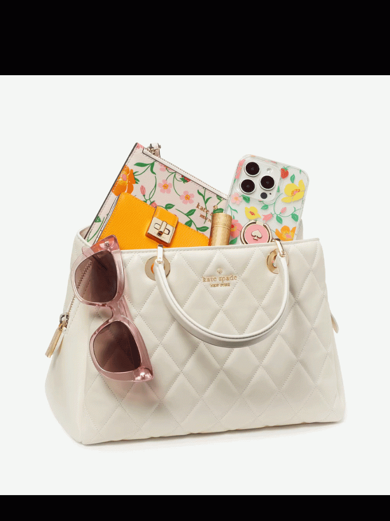 KATE SPADE Carey Quilted Sullivan Satchel (AS IS) - Image 5