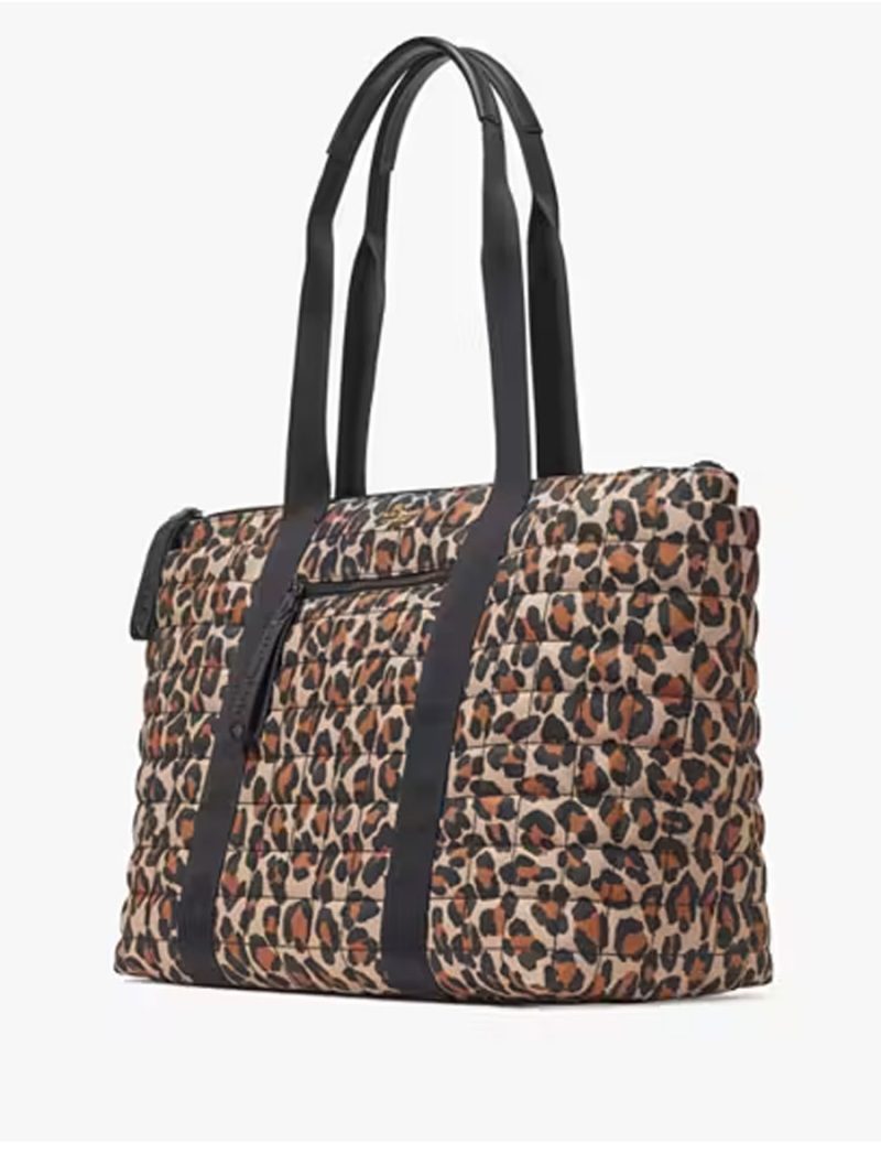 KATE SPADE Camden Quilted Leopard Extra Large Tote - Image 3