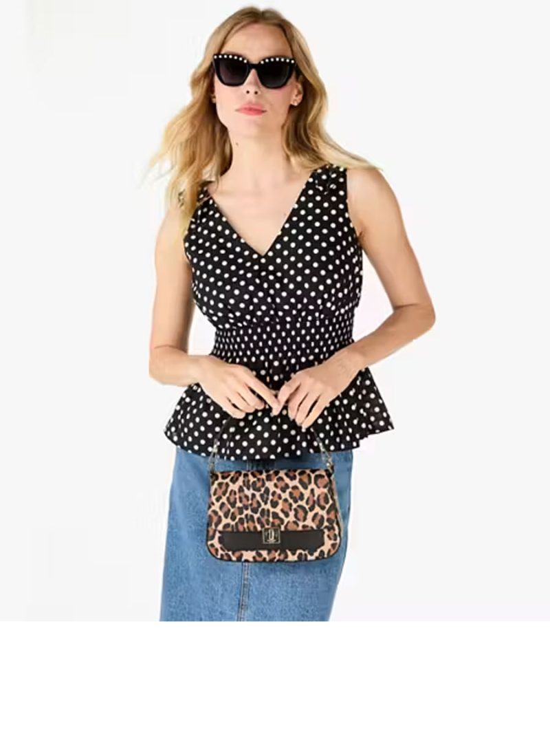 KATE SPADE Phoebe Spotted Leopard Small Flap Crossbody - Image 5