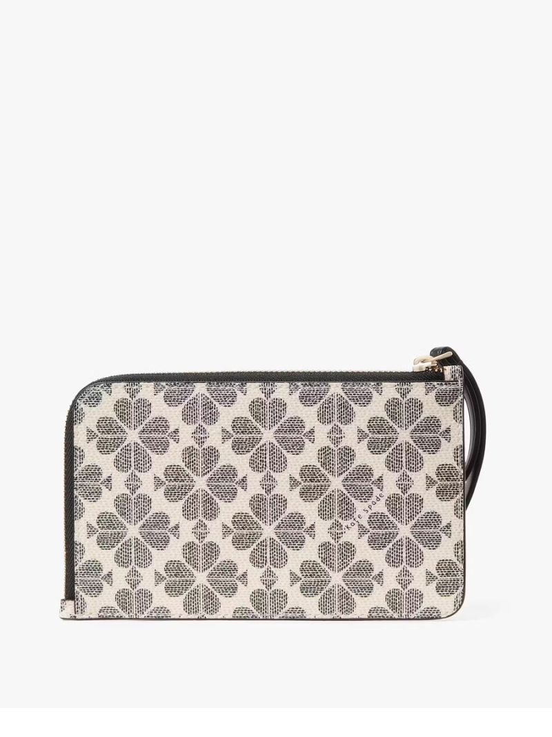 KATE SPADE Lucy Spade Flower Small L-Zip Wristlet - Image 3