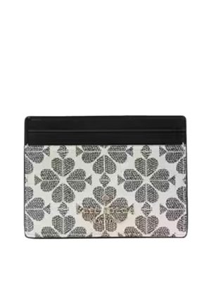 KATE SPADE Signature Spade Flower Small Slim Card Holder (AS IS)