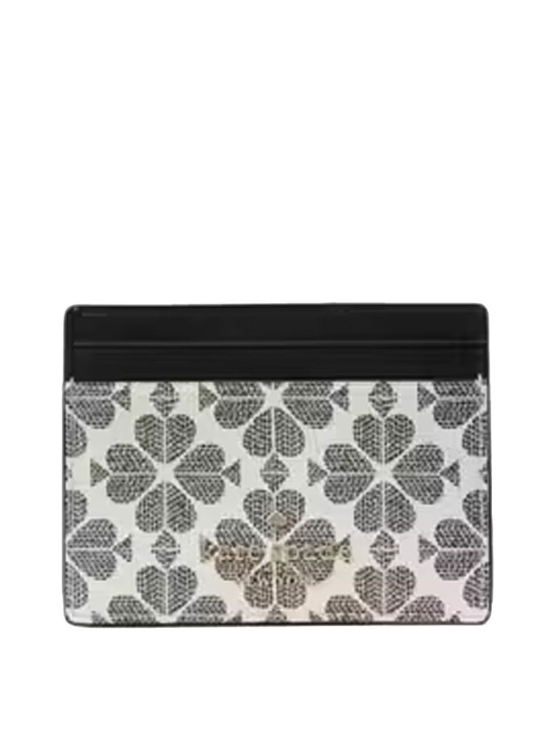 KATE SPADE Signature Spade Flower Small Slim Card Holder (AS IS)