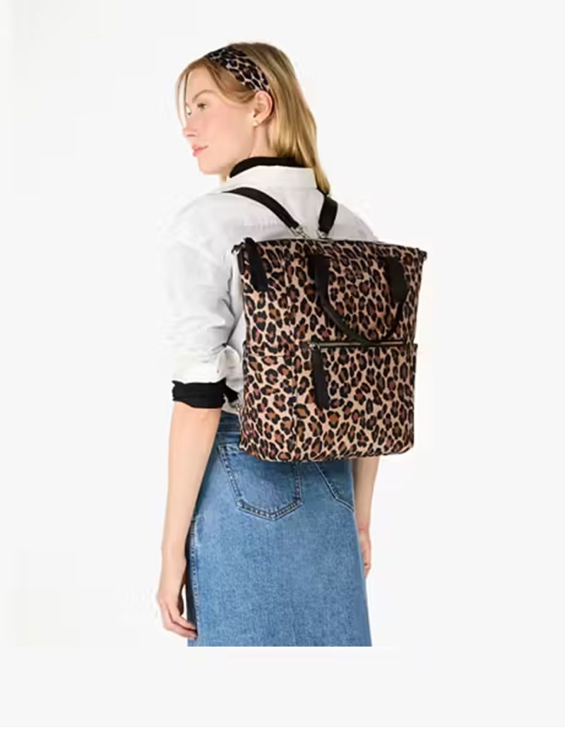 KATE SPADE Chelsea Spotted Leopard Convertible Backpack - Image 5