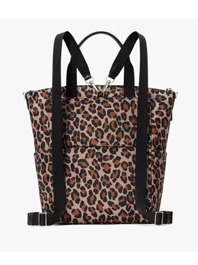 KATE SPADE Chelsea Spotted Leopard Convertible Backpack - Image 4
