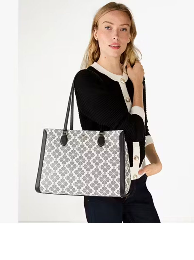 KATE SPADE Signature Spade Flower East West Large Laptop Tote - Image 6