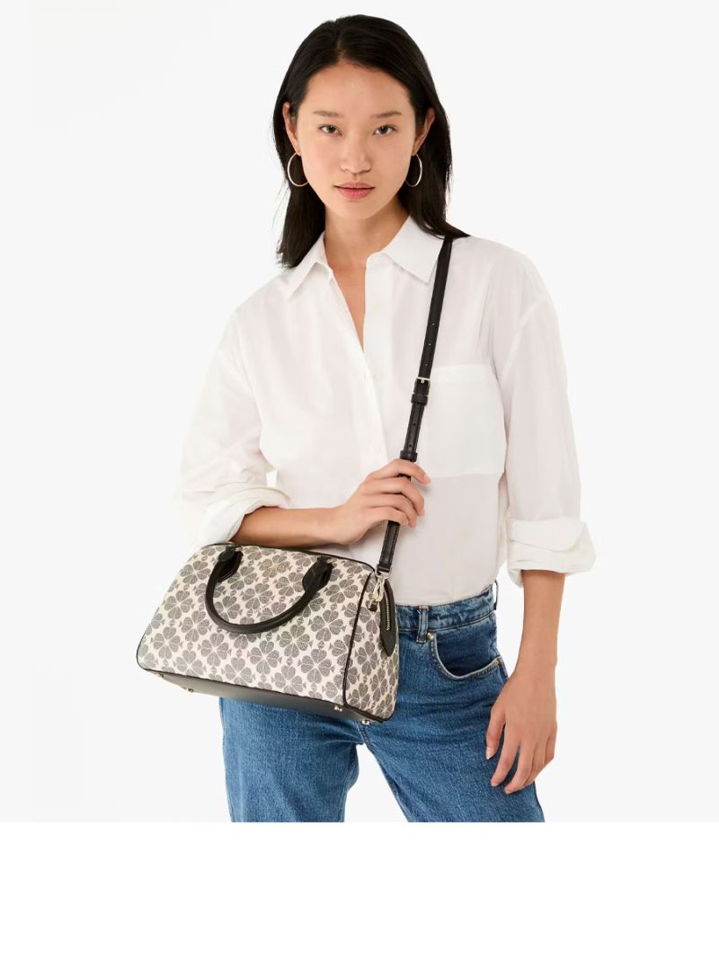 KATE SPADE Signature Spade Flower Large Dolly Duffle Crossbody - Image 4