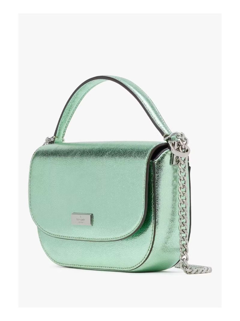 KATE SPADE Krista Metallic Chain Flap Crossbody - Image 3