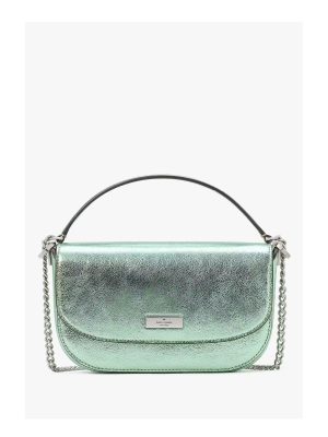 KATE SPADE Krista Metallic Chain Flap Crossbody