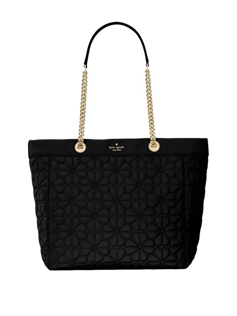 KATE SPADE Spade Flower Quilted Fabric XL Tote