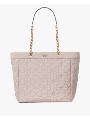 KATE SPADE Spade Flower Quilted Fabric XL Tote