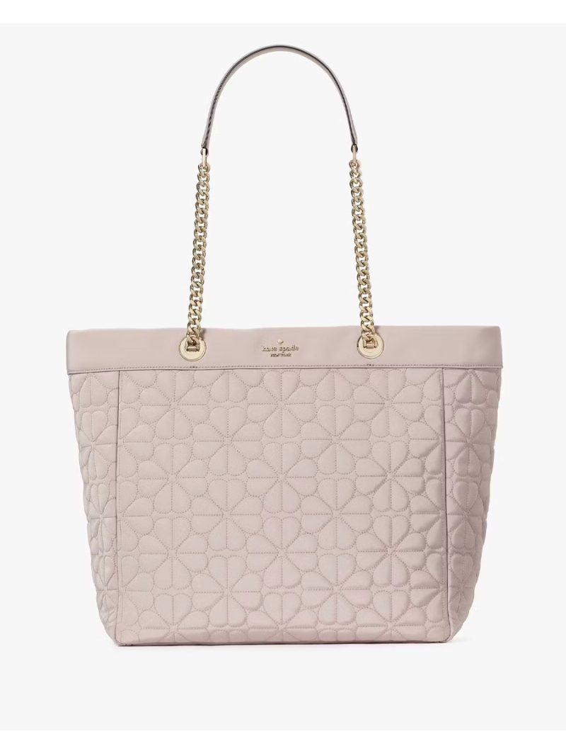 KATE SPADE Spade Flower Quilted Fabric XL Tote
