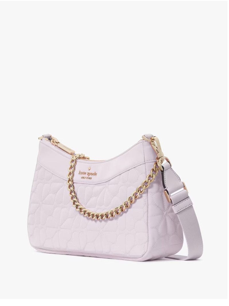 KATE SPADE Spade Flower Quilted Fabric Convertible Crossbody - Image 3