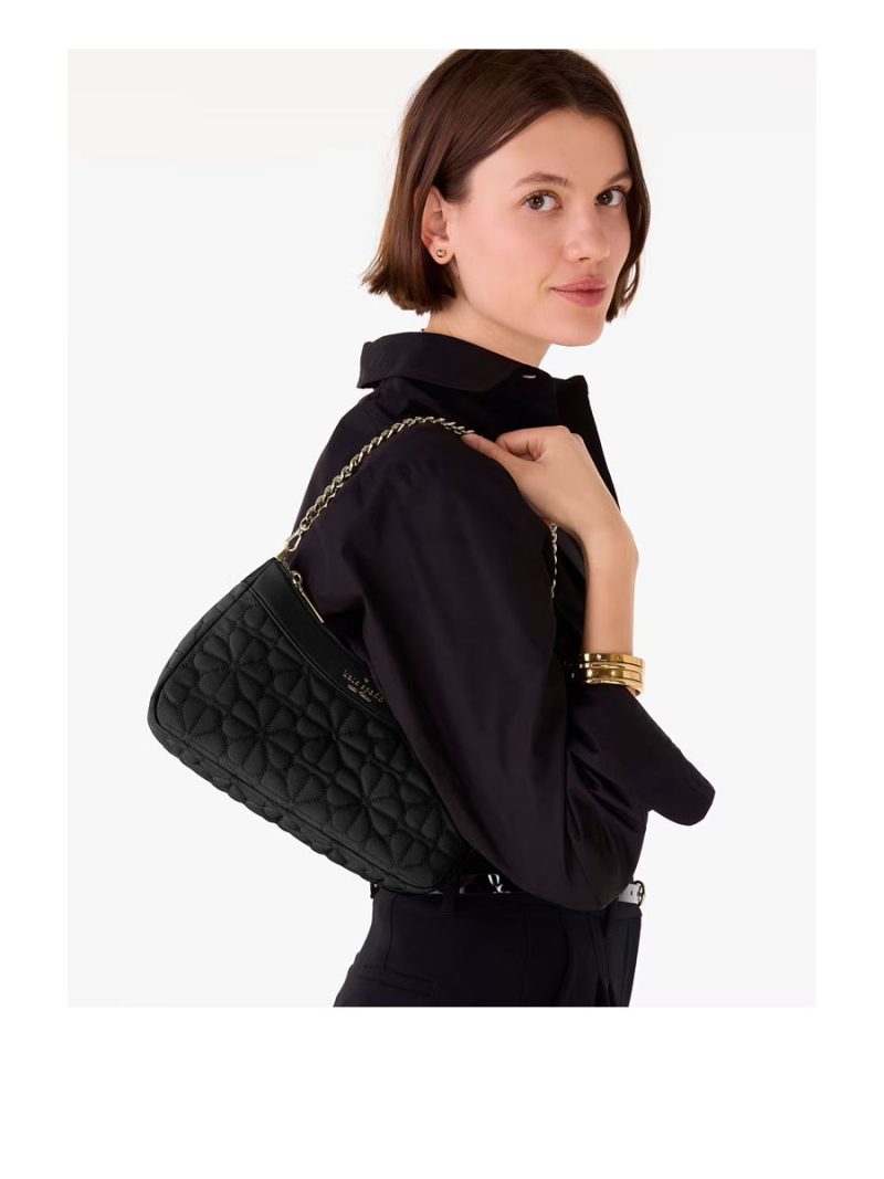 KATE SPADE Spade Flower Quilted Fabric Convertible Crossbody - Image 7